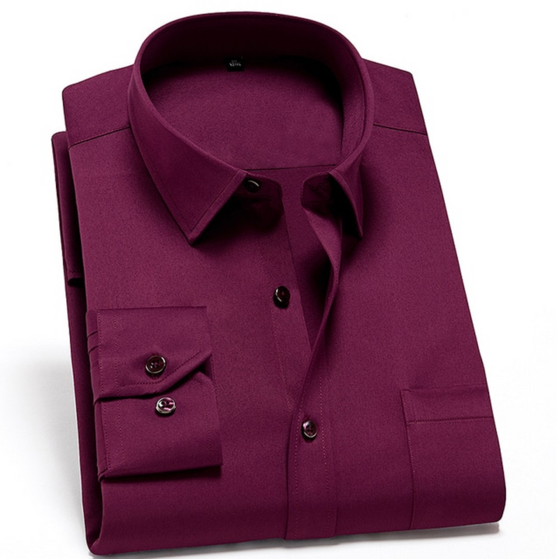 Variant image for Elian - Men’s Dress Shirt in Soft Stretch Fabric for Stylish Versatility-19