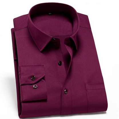Variant image for Elian - Men’s Dress Shirt in Soft Stretch Fabric for Stylish Versatility-19