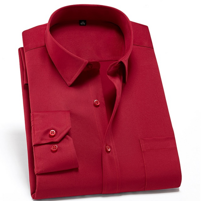Variant image for Elian - Men’s Dress Shirt in Soft Stretch Fabric for Stylish Versatility-43