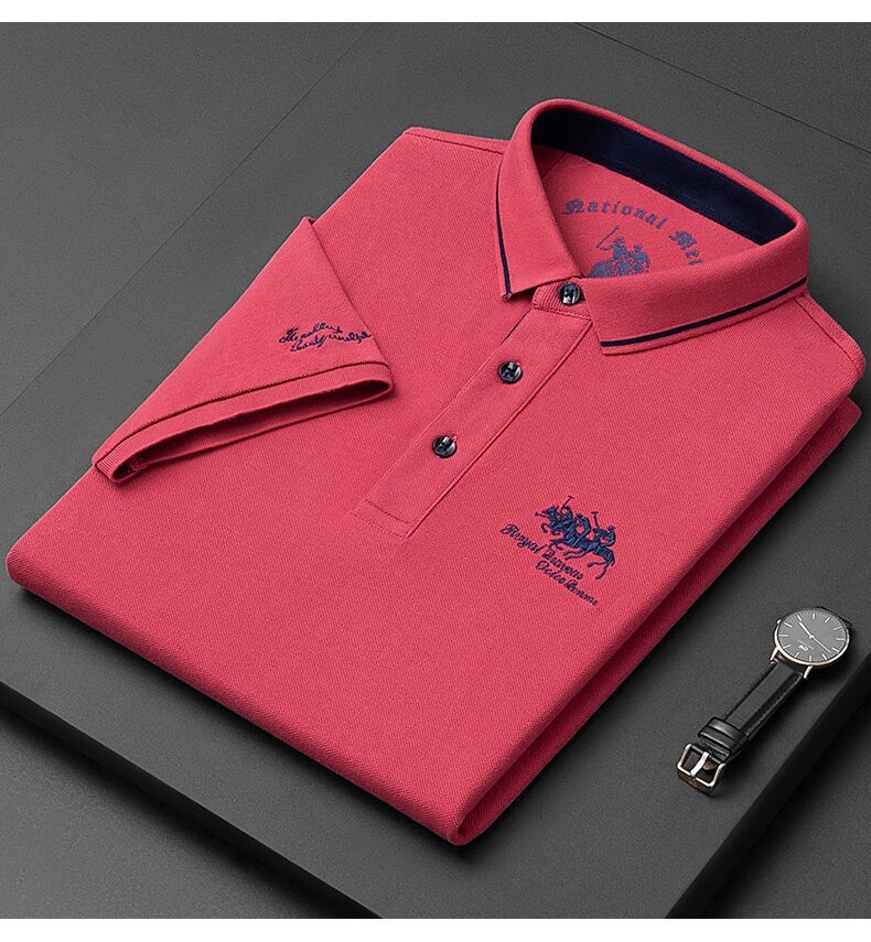 Marvin - Men's Long Sleeve Polo Shirt in Breathable Fabric-5