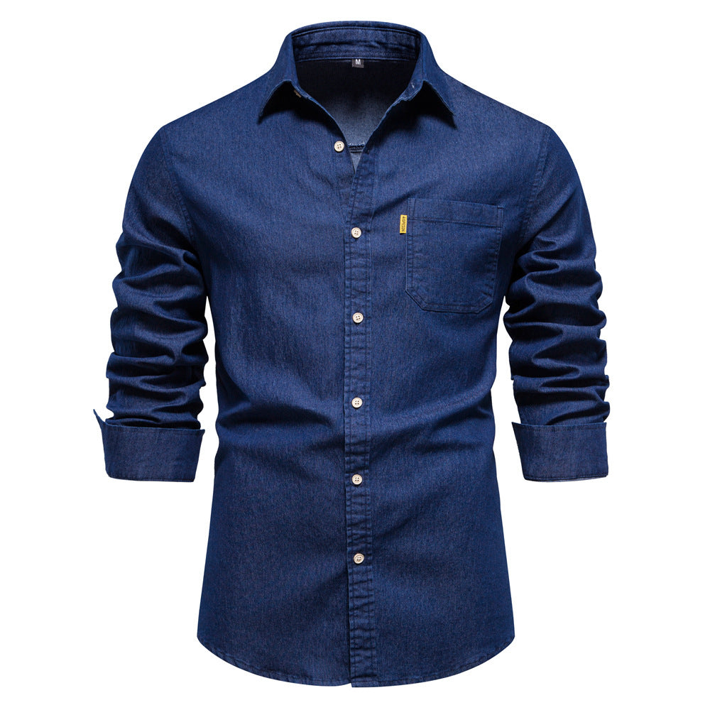 Variant image for Mason - Men's Dress Shirt in Soft Cotton Blend for Timeless Style-11