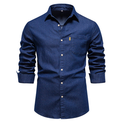 Variant image for Mason - Men's Dress Shirt in Soft Cotton Blend for Timeless Style-11