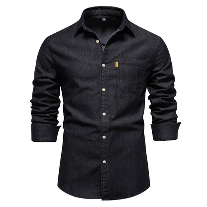 Mason - Men's Dress Shirt in Soft Cotton Blend for Timeless Style-1