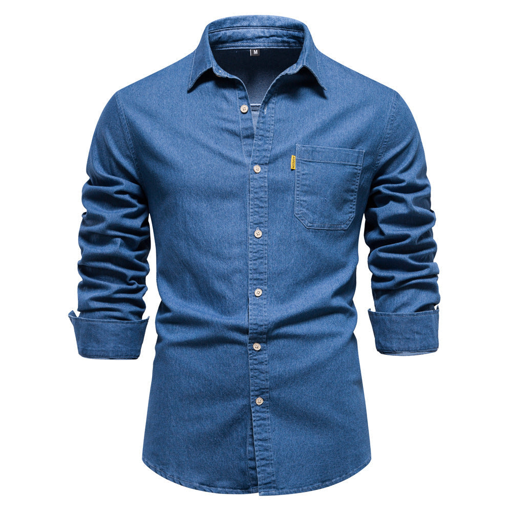 Variant image for Mason - Men's Dress Shirt in Soft Cotton Blend for Timeless Style-6