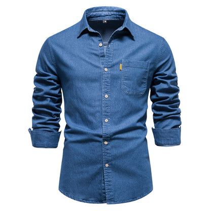 Variant image for Mason - Men's Dress Shirt in Soft Cotton Blend for Timeless Style-6